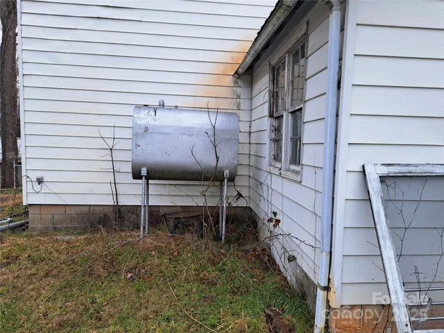 a backyard of a house