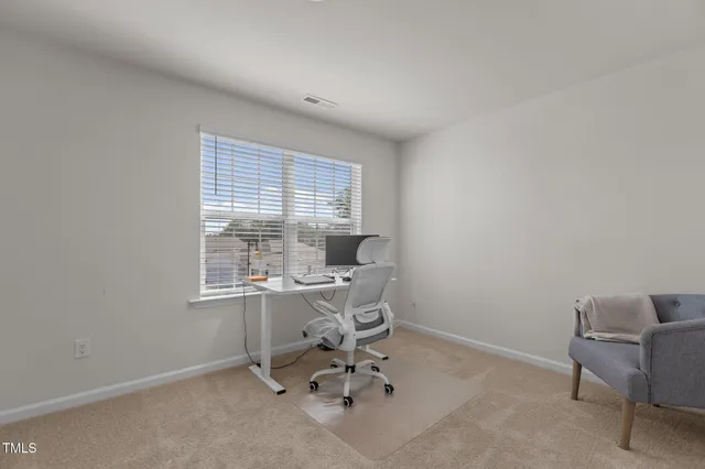 a view of a workspace with a window