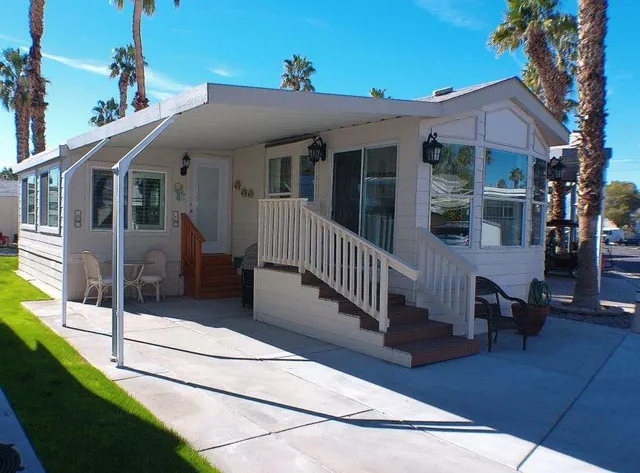 a view of a house with a porch