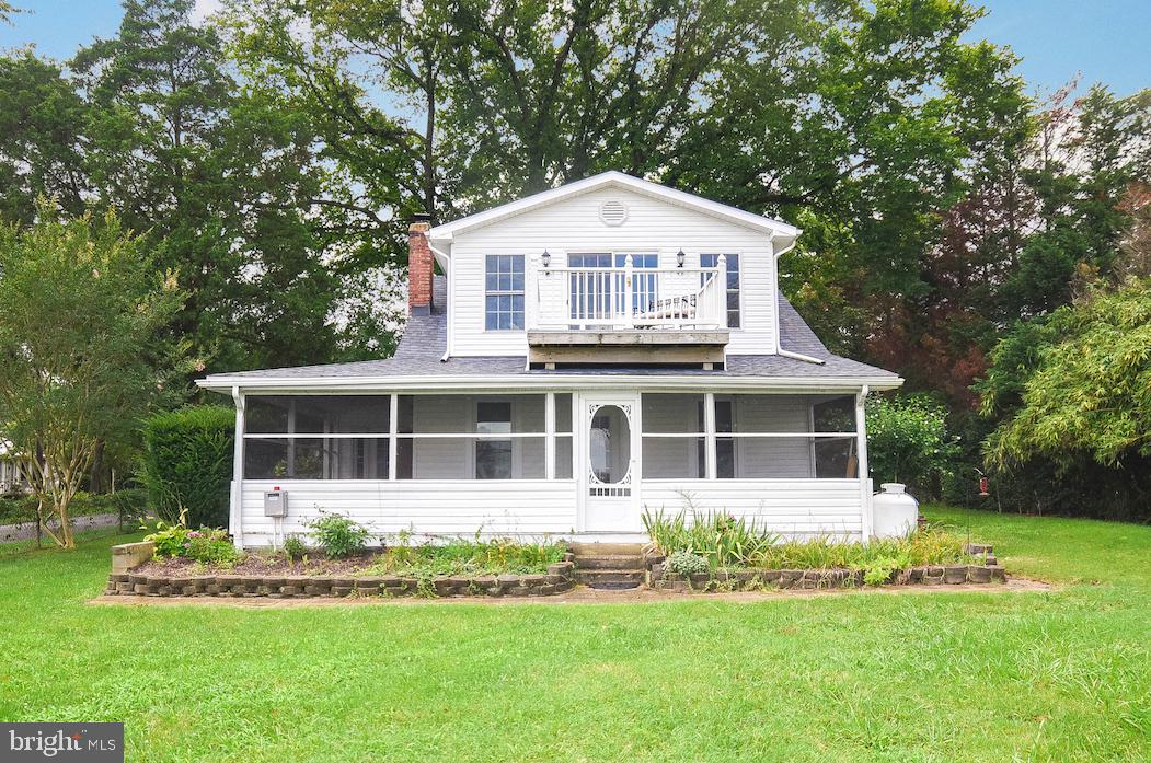 45054 Trooper's Road Tall Timbers, MD 20690 - Photo 2 of 73 Waterside elevation--cute porch!