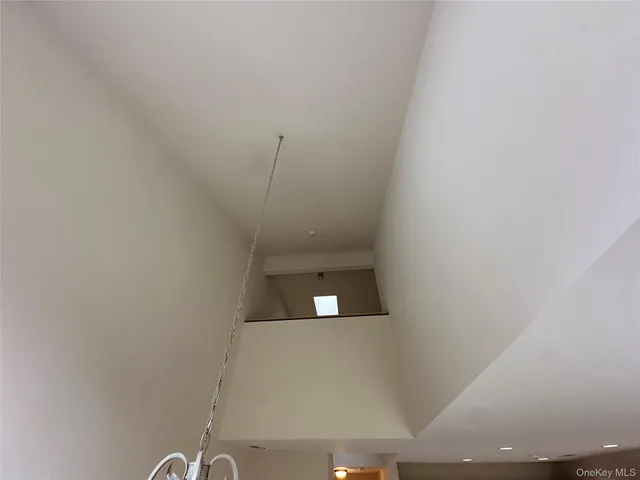 a view of a hallway with entryway