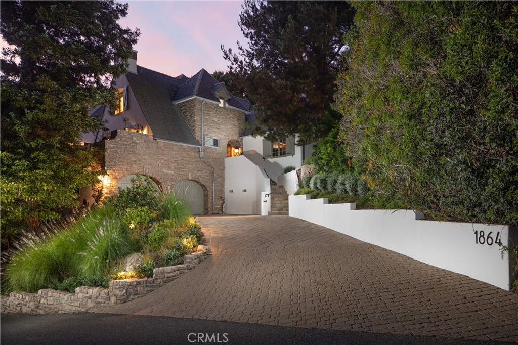 1864 Upper Rim Rock Road Laguna Beach, CA 92651 - Photo 1 of 1 a view of a house with a street