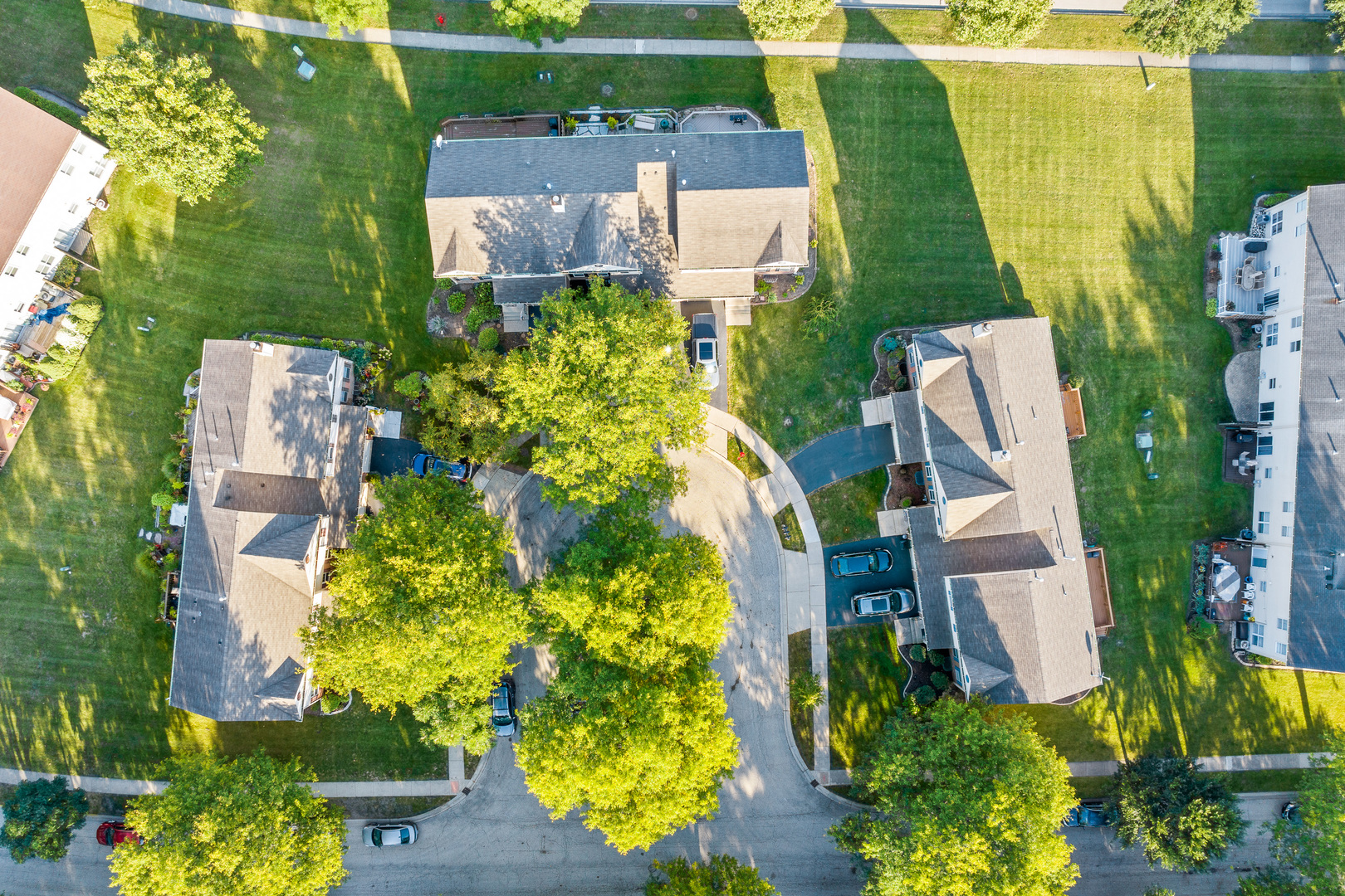 413 Ballard Drive Algonquin, IL 60102 - Photo 24 of 35 an aerial view of a house with outdoor space and a lake view