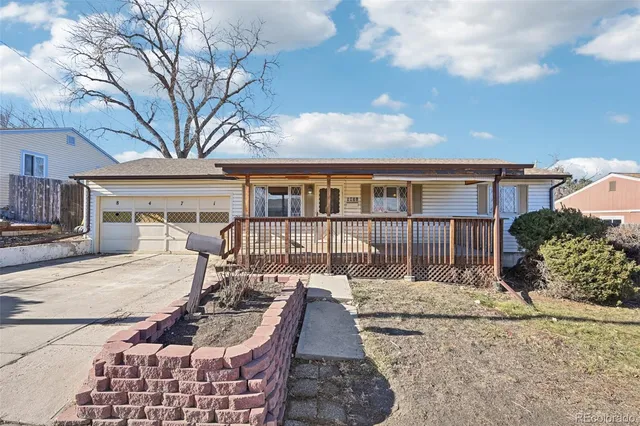 a view of a house with wooden floor
