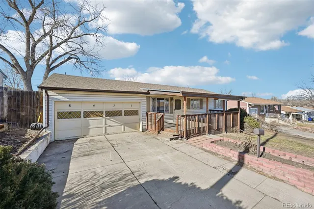 a view of a house with a patio