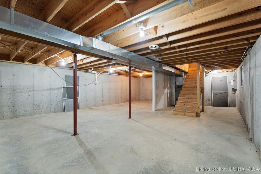 4225-4229 North Moberly Road Northwest Depauw, IN 47115 - Photo 20 of 99 Unfinished basement