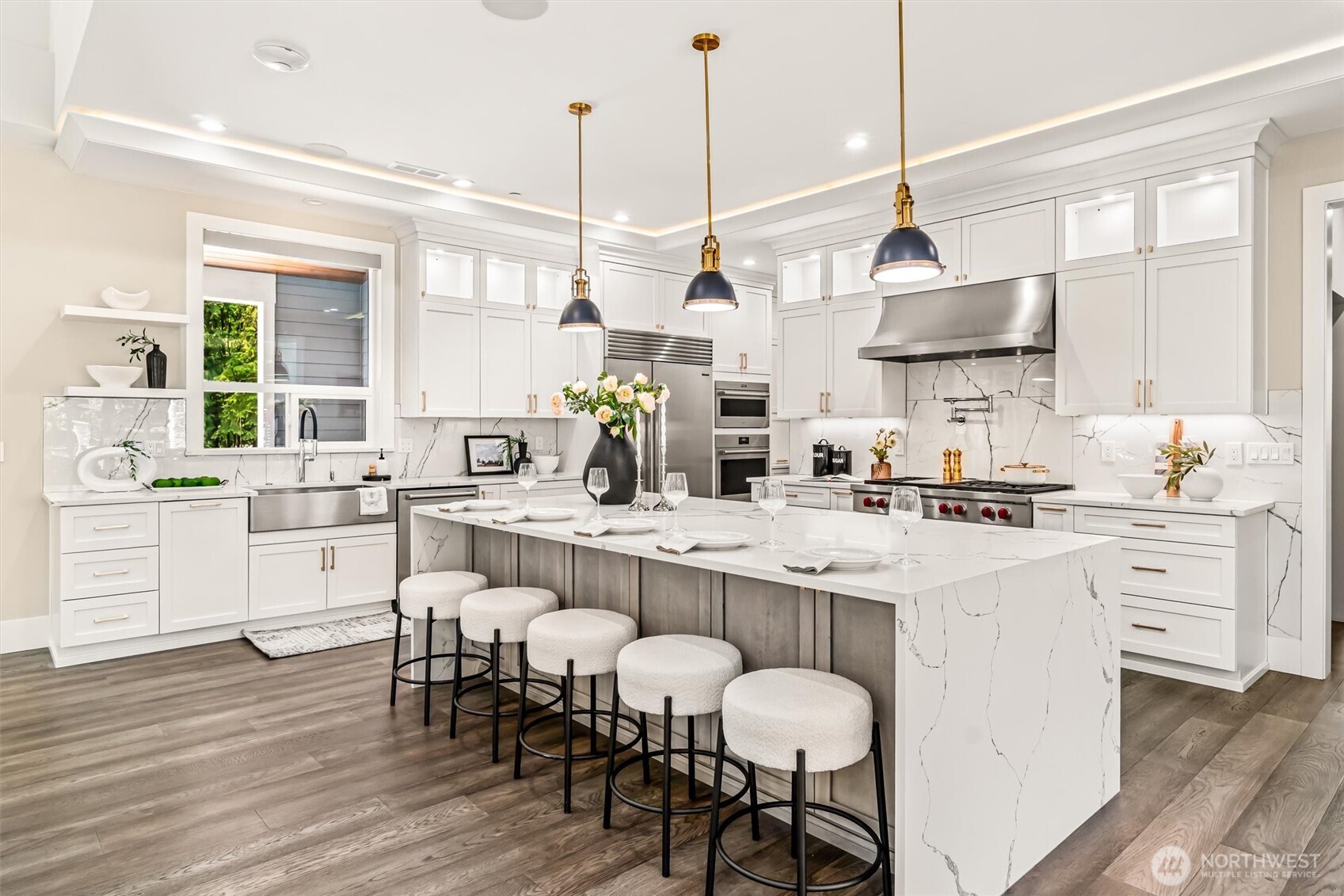 23036 35th Avenue Southeast Bothell, WA 98021 - Photo 14 of 39 a kitchen with white cabinets and sink