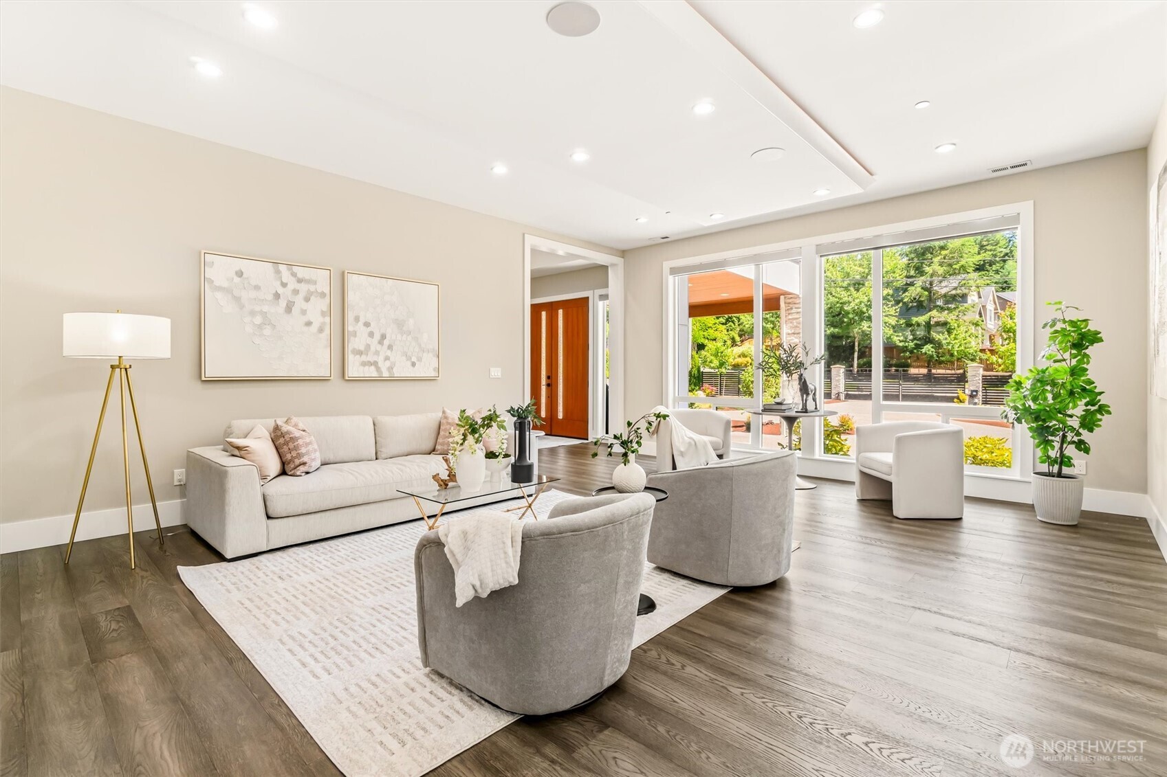 23036 35th Avenue Southeast Bothell, WA 98021 - Photo 8 of 39 a living room with furniture and a large window