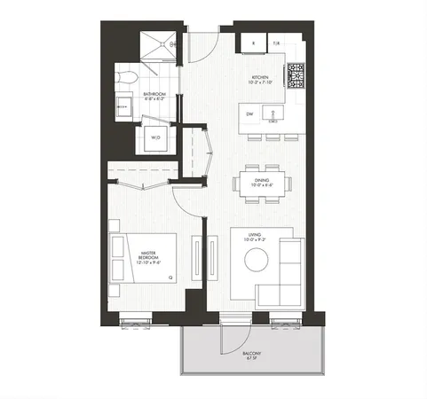 $3,950 | 100 Shawmut Avenue, Unit 1109, Boston, MA 02118