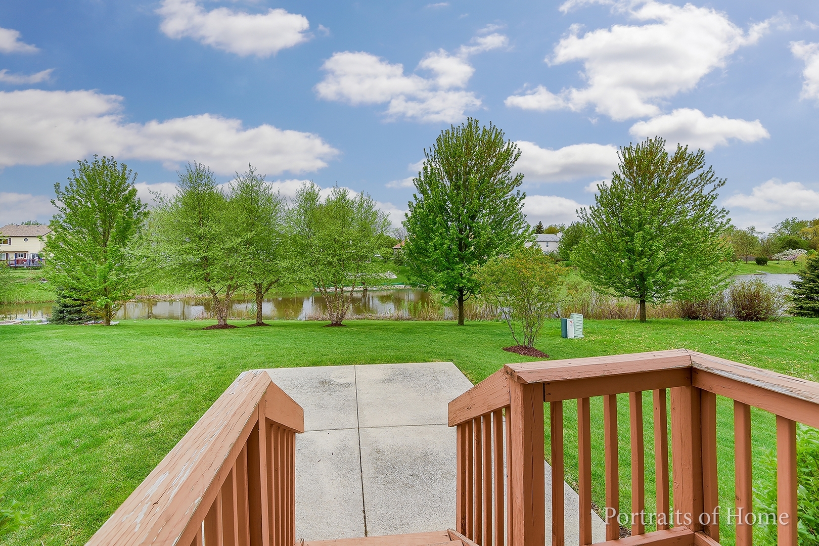 317 Stonegate Road Bolingbrook, IL 60440 - Photo 22 of 23 a view of a deck with a big yard