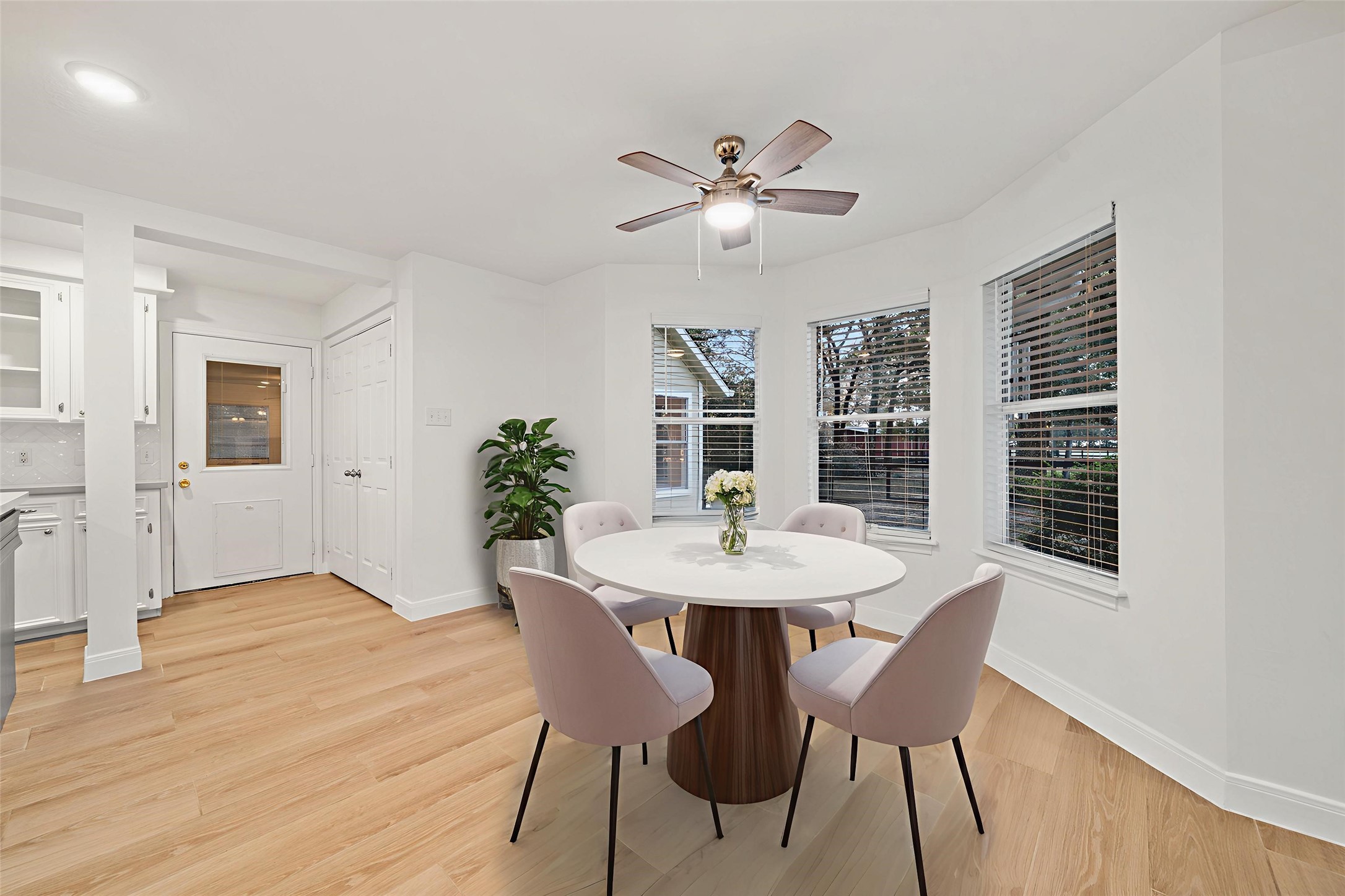 22323 Roberts Cemetery Road Hockley, TX 77447 - Photo 15 of 50 a view of a dining room with furniture and wooden floor