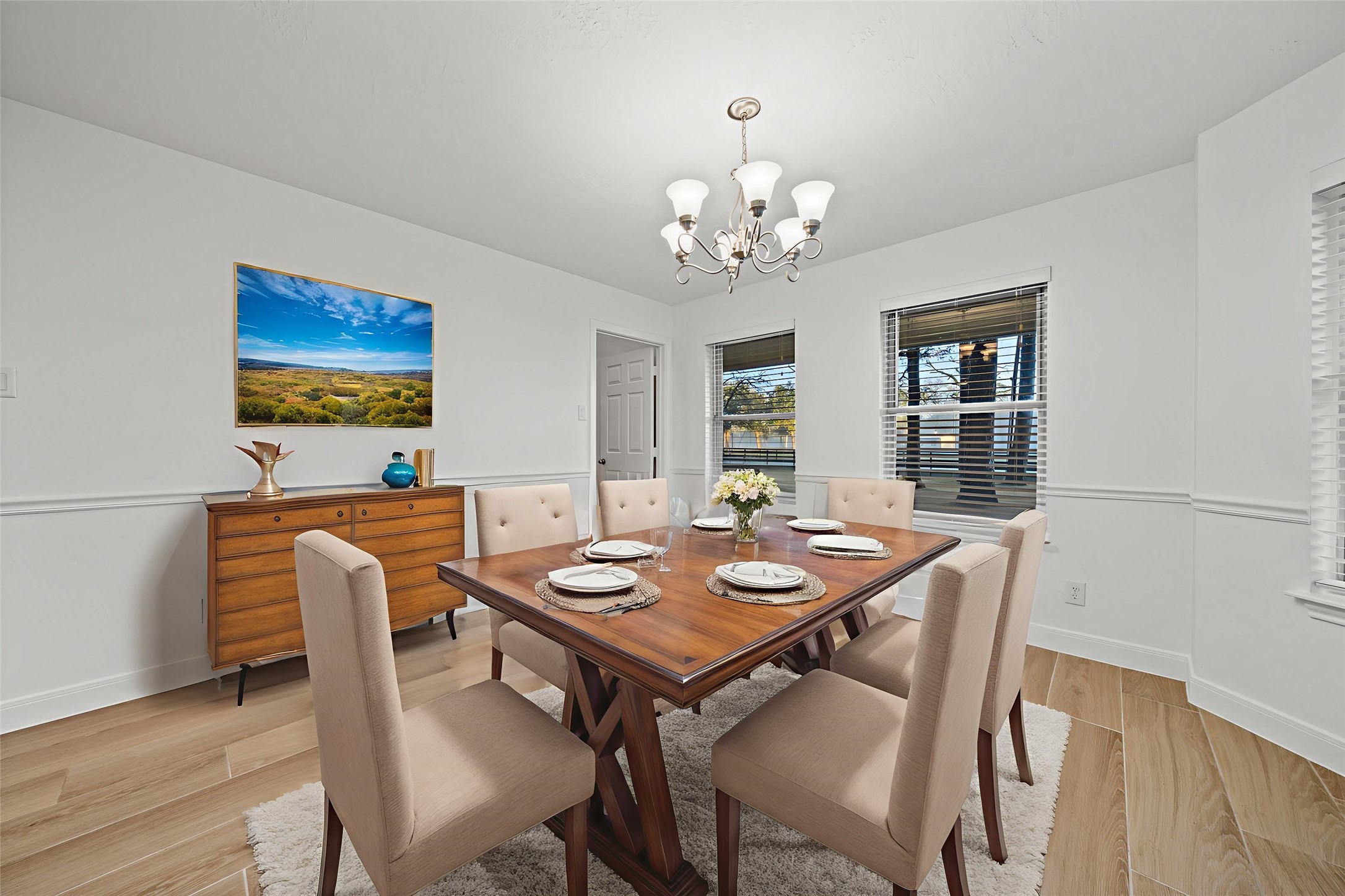 22323 Roberts Cemetery Road Hockley, TX 77447 - Photo 9 of 50 a view of a dining room with furniture window and wooden floor