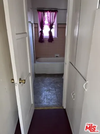 a close up of a close view of closet