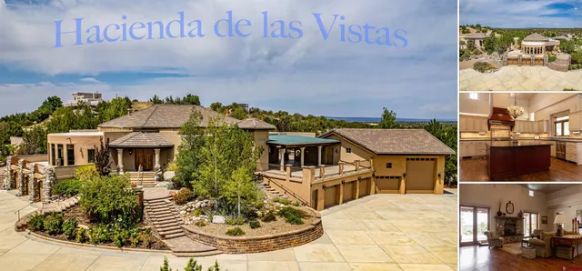 a view of a white house with large windows
