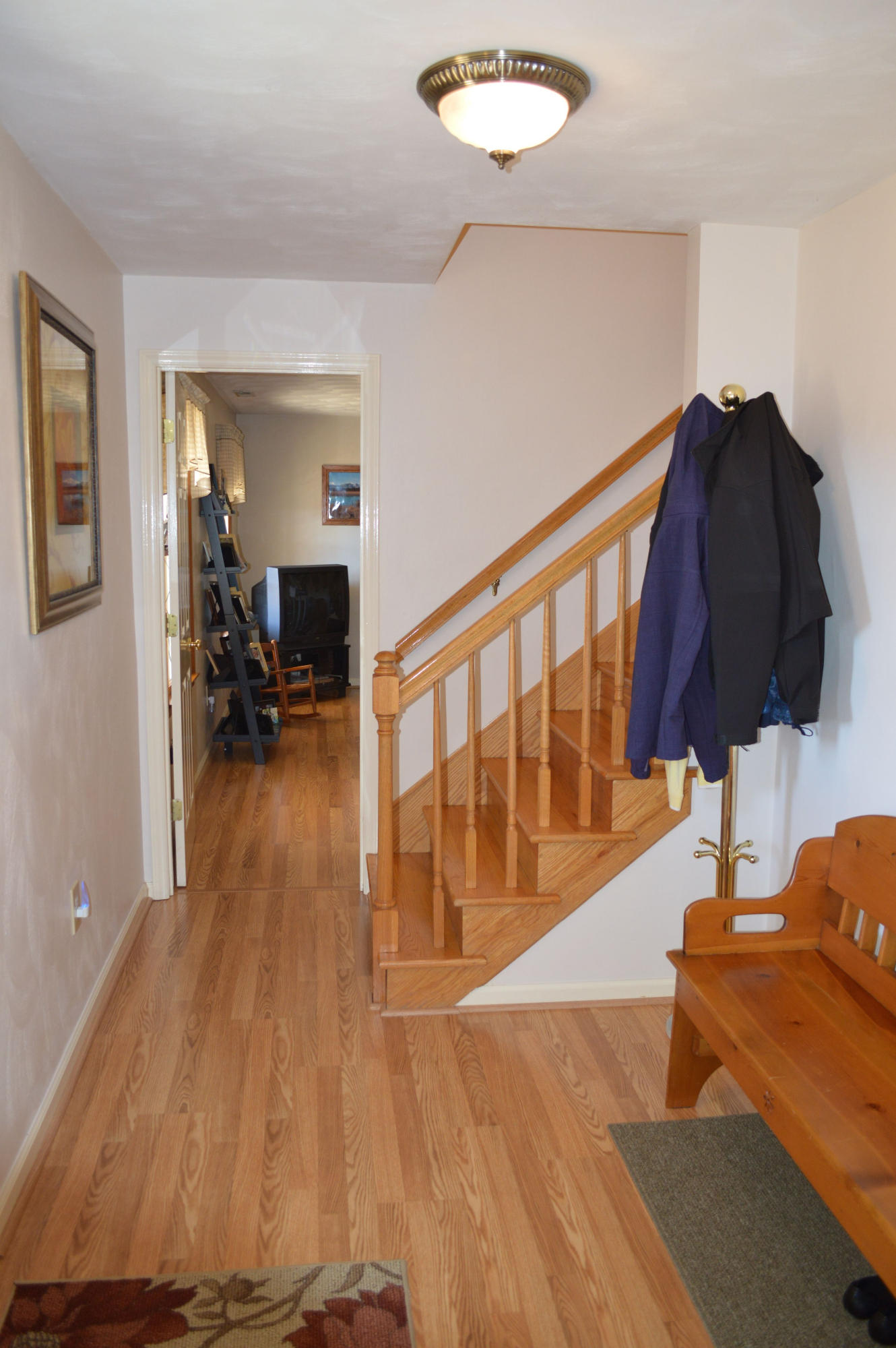 92 Oak Crest Drive Blue Ridge, VA 24064 - Photo 13 of 48 a view of entryway and hall with wooden floor