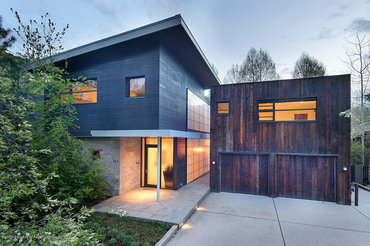 a view of a house with a small porch