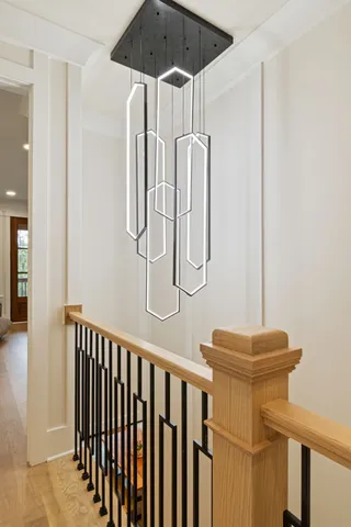 a view of a room with shelf on the wall