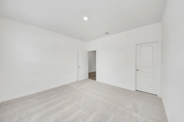 a view of an empty room