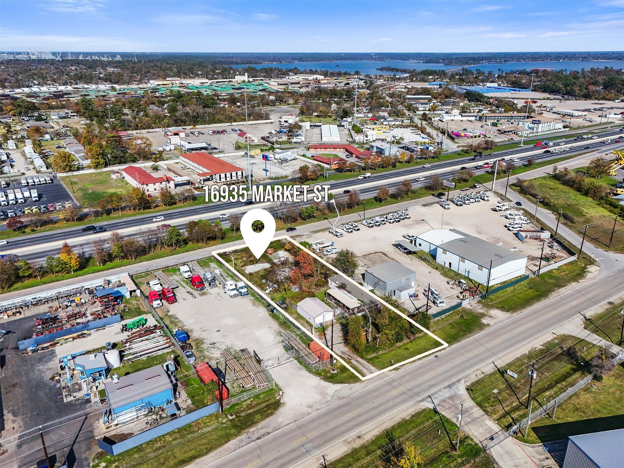 16935 Market Street Channelview, TX 77530 - Photo 2 of 13 an aerial view of a city