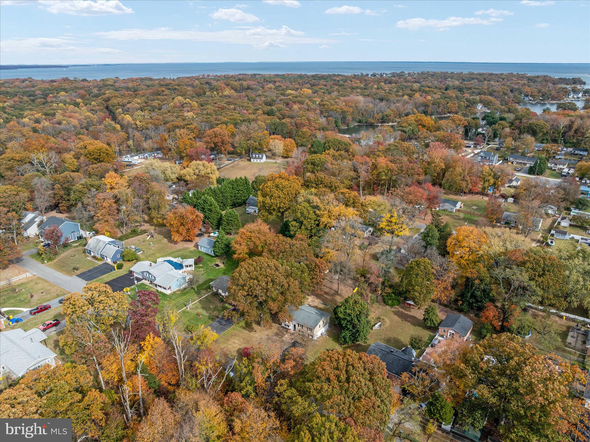 7963 Oak Road Pasadena, MD 21122 - Photo 30 of 53 an aerial view of residential houses with outdoor space