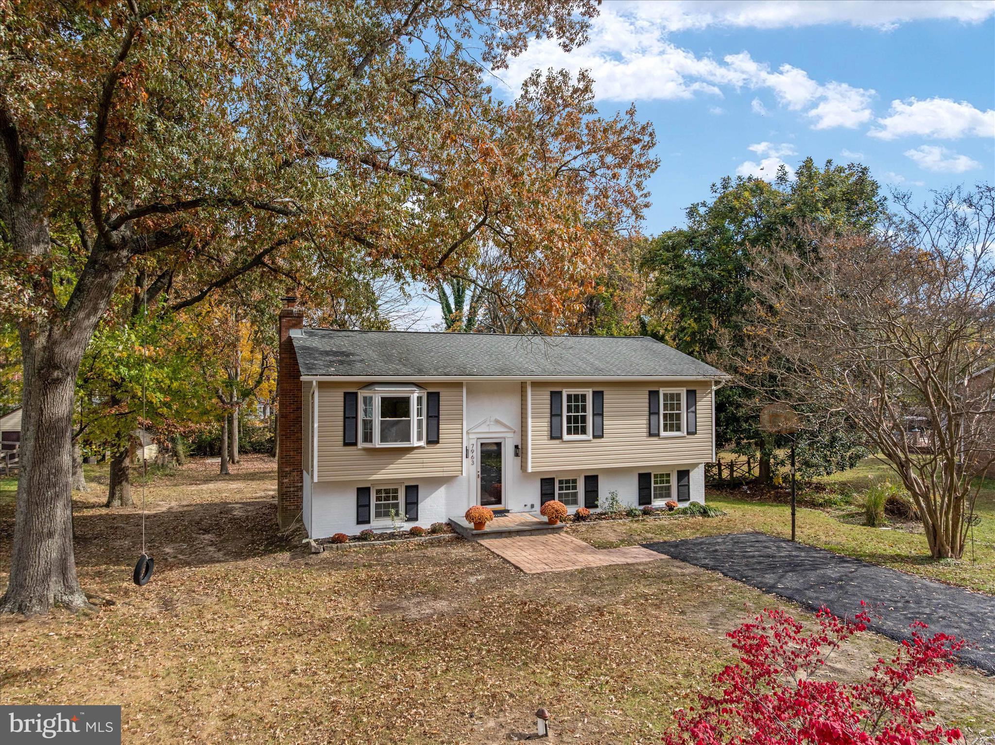 7963 Oak Road Pasadena, MD 21122 - Photo 47 of 53 a view of a yard in front of a house with large trees