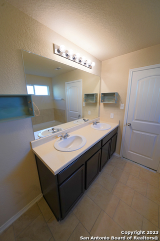 12316 Erstein Valley Schertz, TX 78154 - Photo 22 of 50 a bathroom with a sink and a mirror