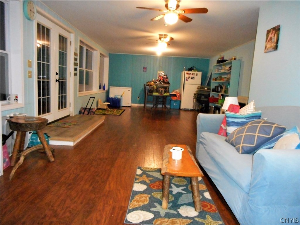 5771 Long Point Road Brantingham, NY 13312 - Photo 36 of 49 Evening Shot of the Lower Level Room that leads to