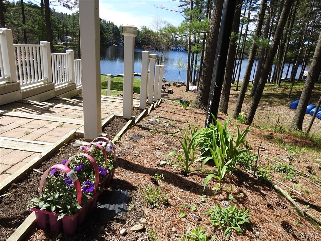 5771 Long Point Road Brantingham, NY 13312 - Photo 45 of 49 Side walk way to the water. These posts are lighte