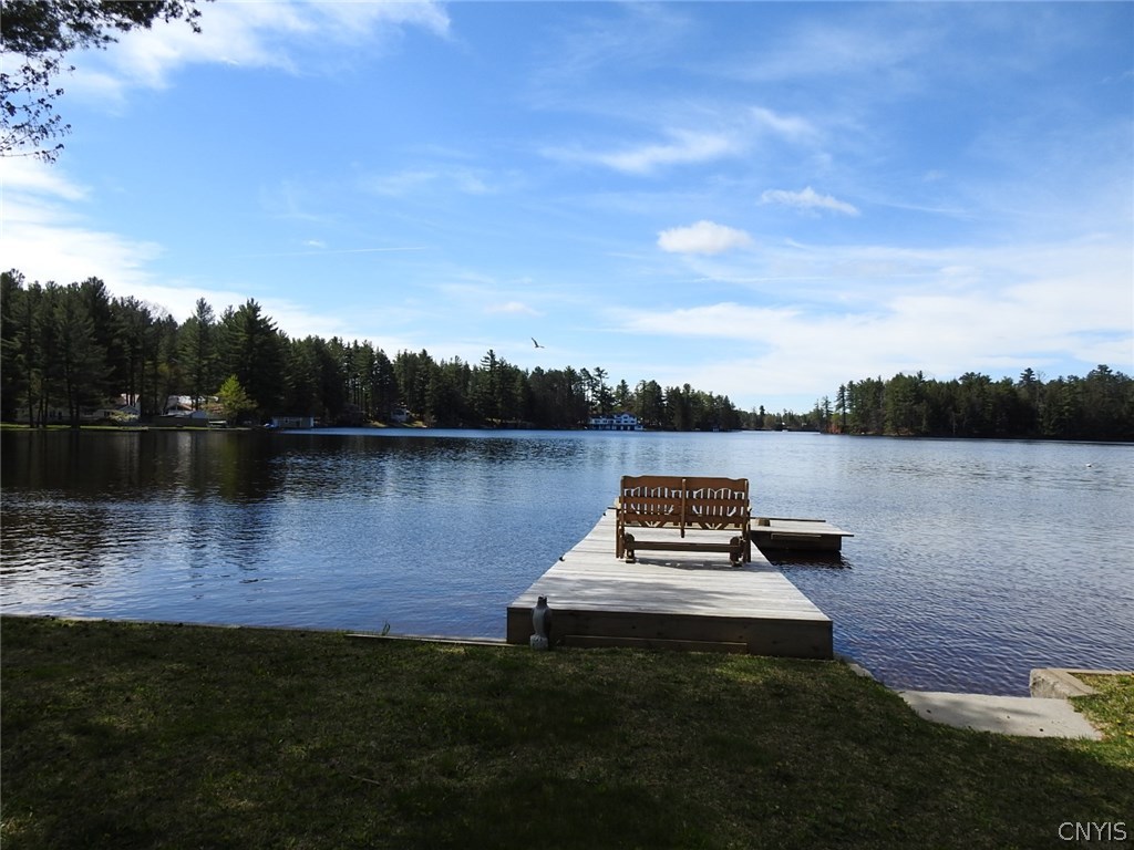 5771 Long Point Road Brantingham, NY 13312 - Photo 47 of 49 Lake View. To the left there was a boat house. Thi