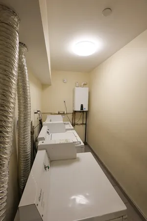 a view of storage and utility room