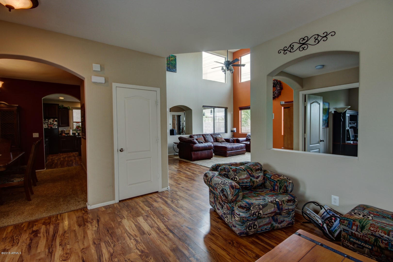 2538 East Ridge Creek Road Phoenix, AZ 85024 - Photo 7 of 53 From Liv Rm-Din Rm on Left-Fam Rm Right