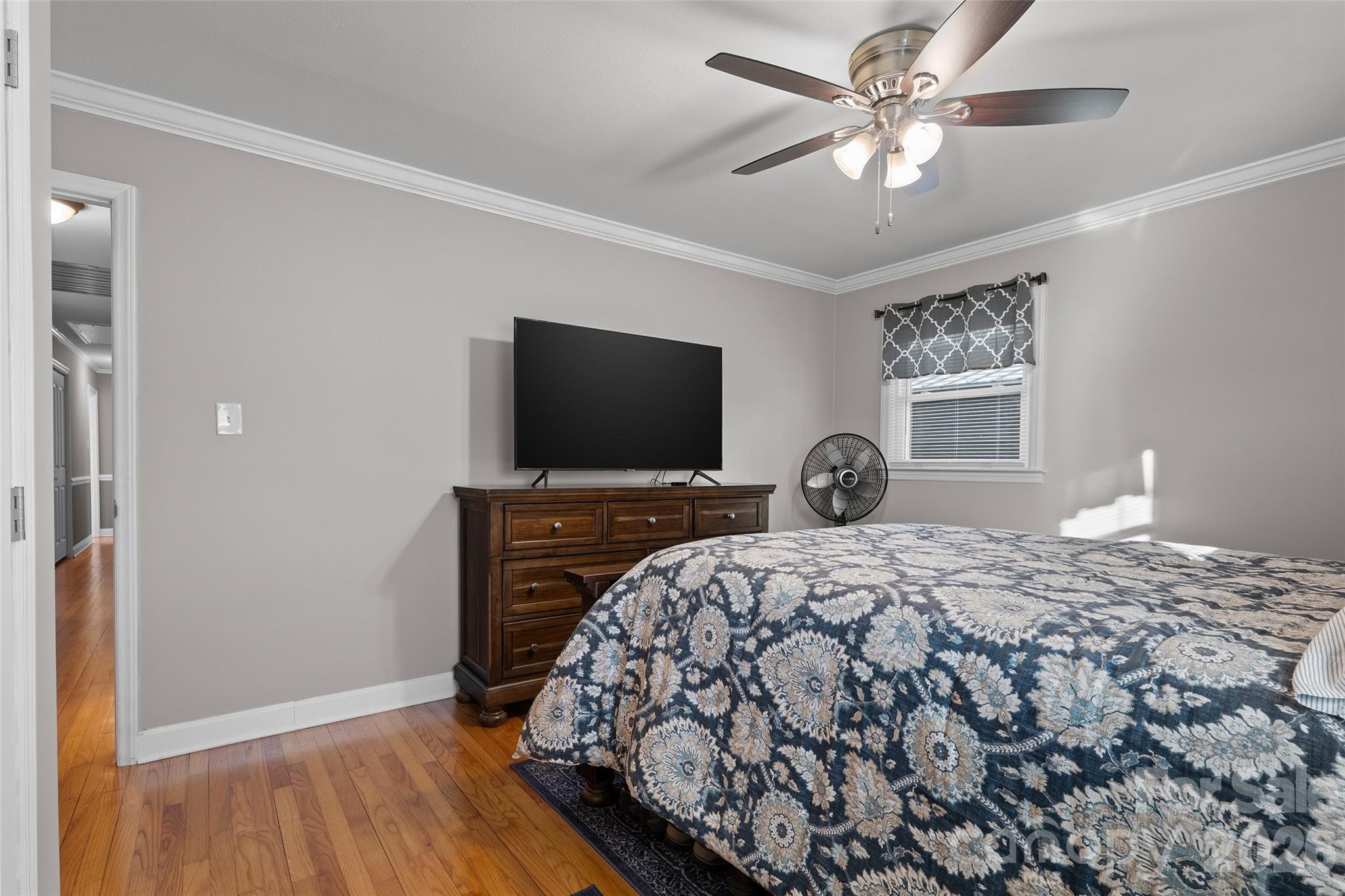 871 Saluda Road Chester, SC 29706 - Photo 28 of 46 a bedroom with a bed and a flat screen tv
