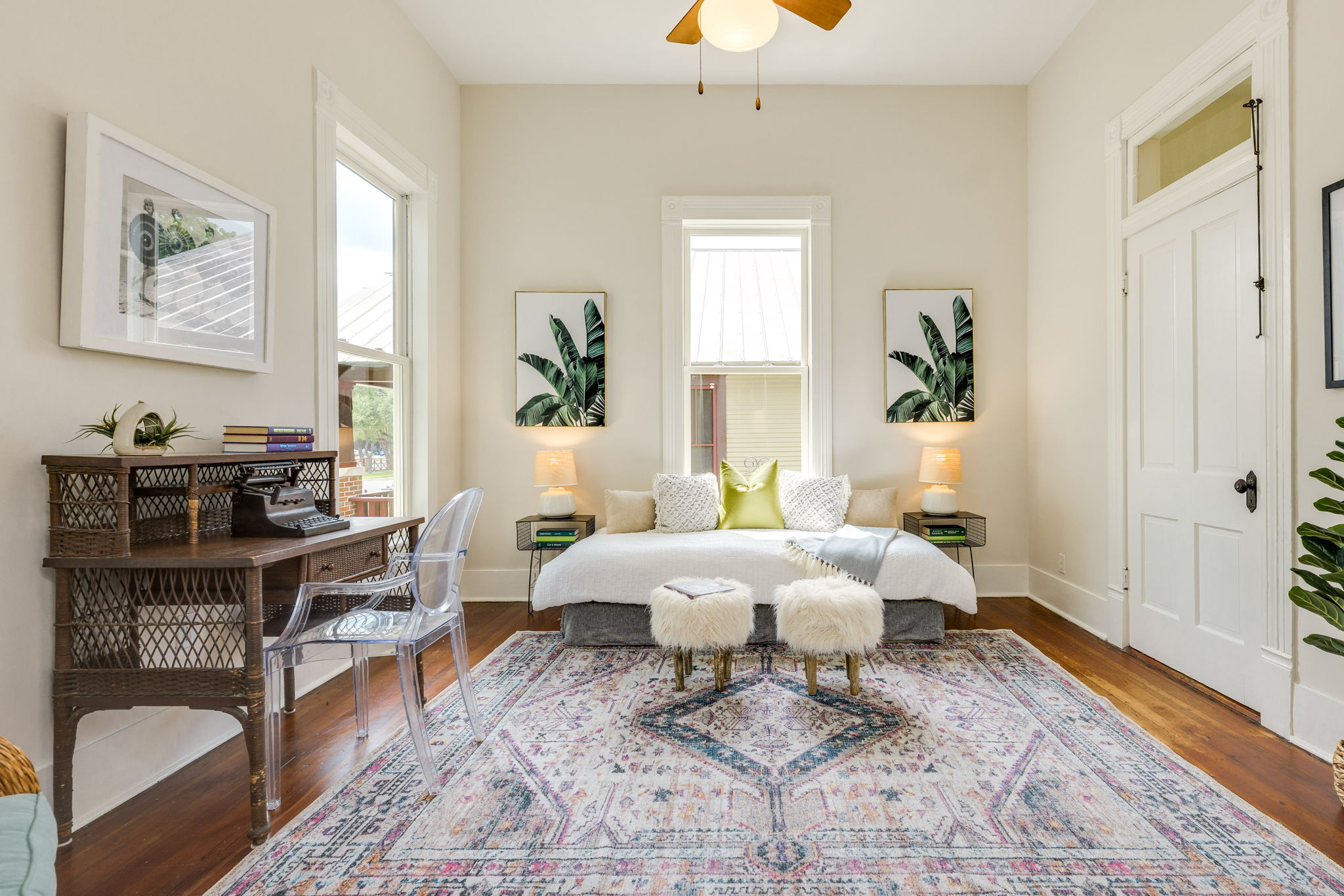 3908 Avenue D Austin, TX 78751 - Photo 19 of 26 a bed room with a bed and a window