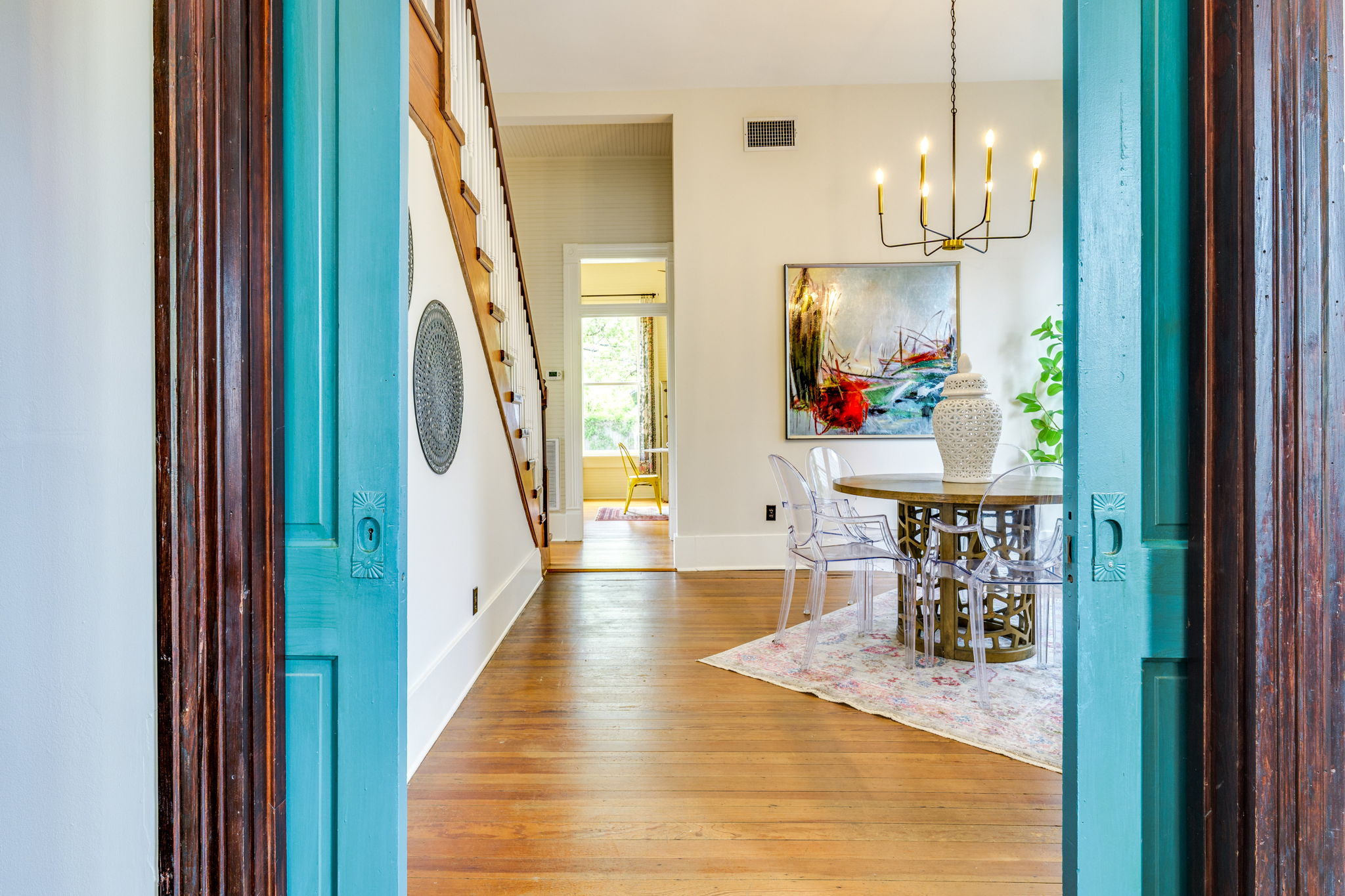 3908 Avenue D Austin, TX 78751 - Photo 7 of 26 a view of a living room and dining room