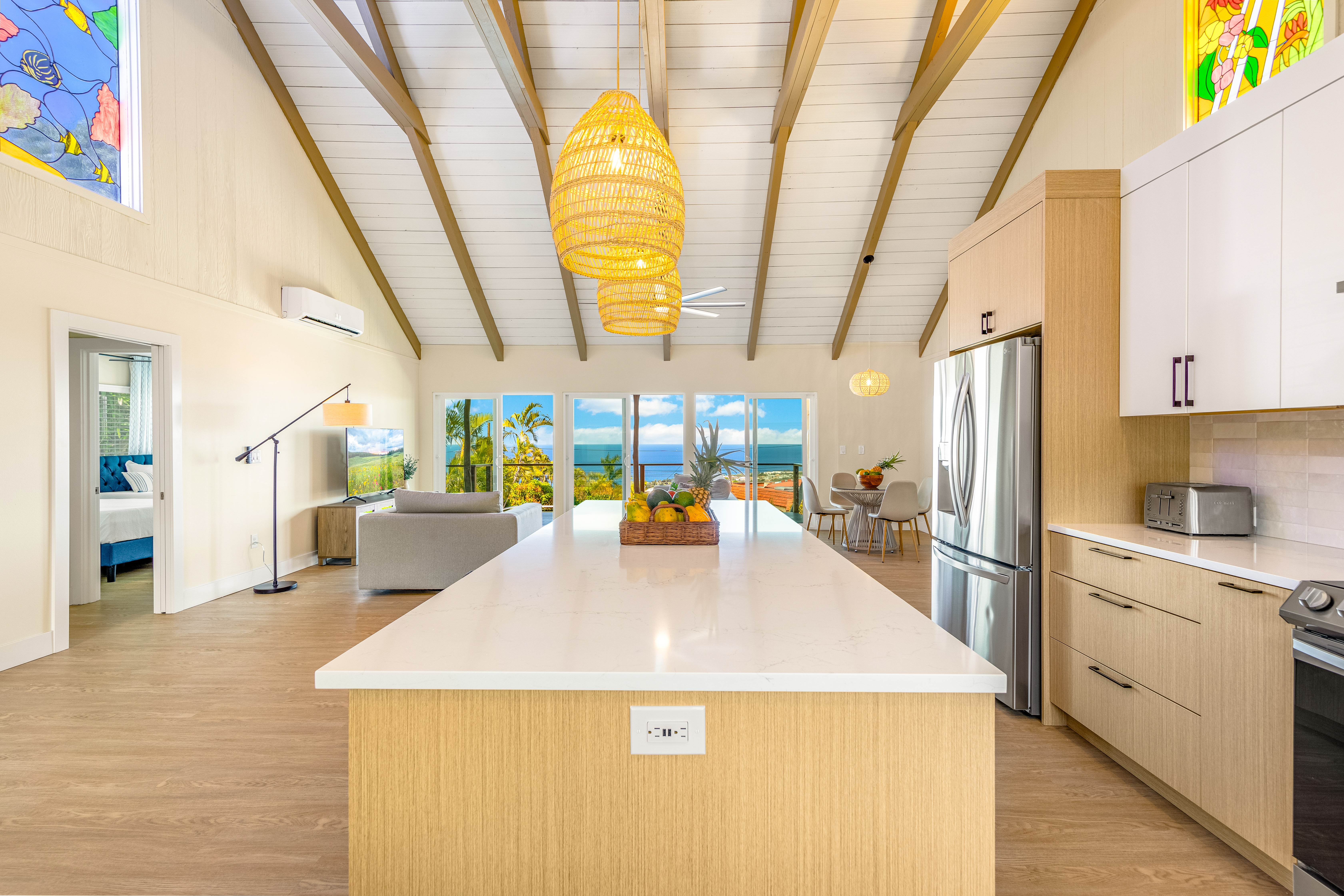 77-6472 Kilohana Street Kailua-Kona, HI 96740 - Photo 4 of 29 a view of kitchen with furniture and large window