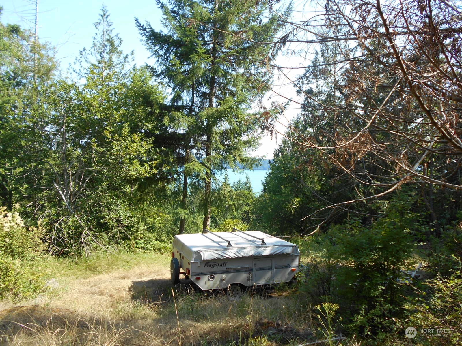 0 Yashi Road Brinnon, WA 98320 - Photo 3 of 38 a view of swimming pool with lawn chairs and wooden fence