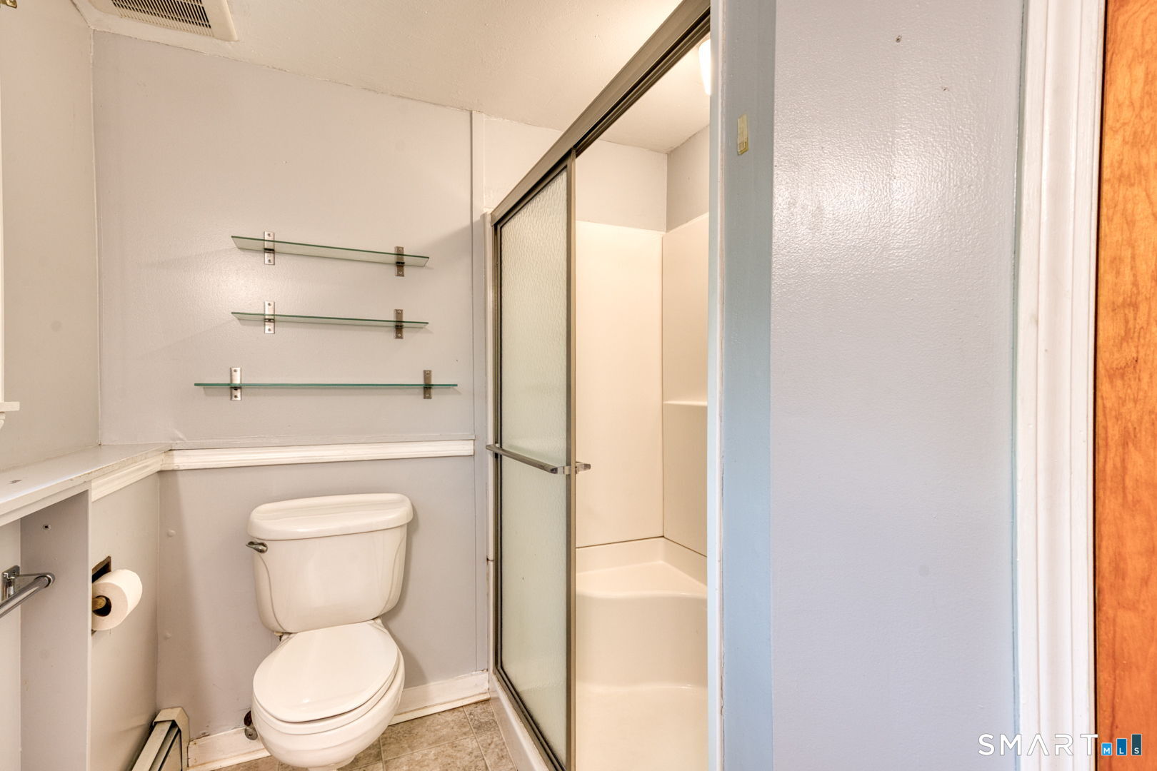 16 Westgate Lane Mansfield, CT 06268 - Photo 36 of 40 a bathroom with a toilet and a shower