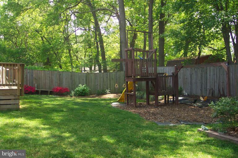 7926 Bainbridge Road Alexandria, VA 22308 - Photo 4 of 20 Fully Fenced Yard with Great Jungle Gym