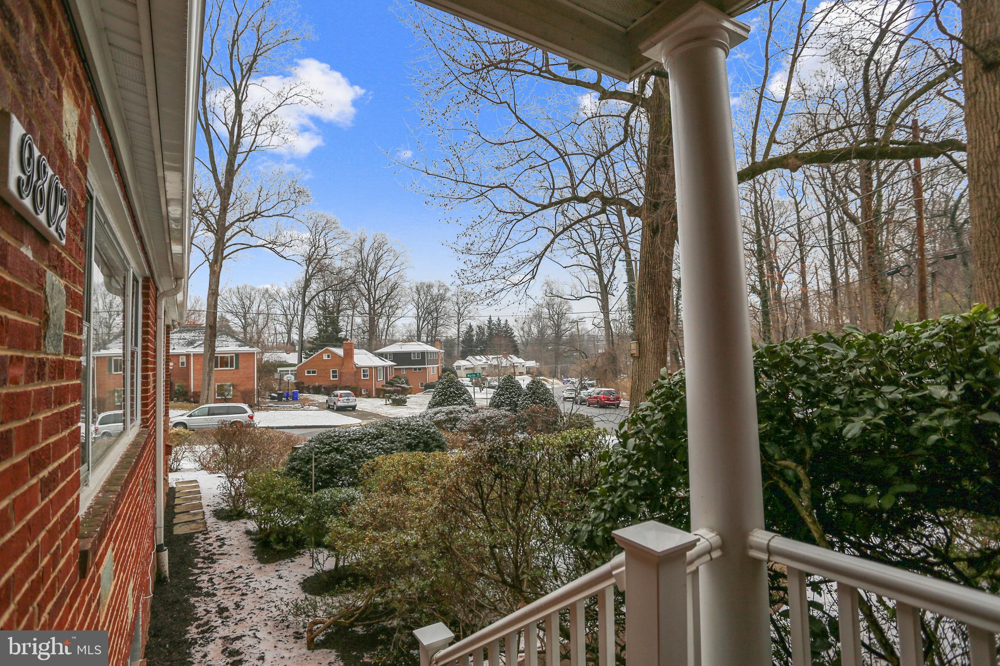 9802 Dameron Drive Silver Spring, MD 20902 - Photo 3 of 37 Covered front porch