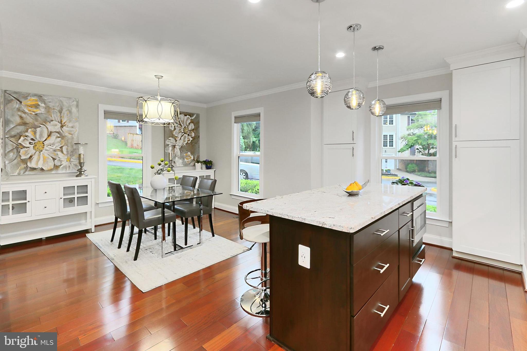 7233 Olde Lantern Way Springfield, VA 22152 - Photo 9 of 38 Kitchen looking towards dining room