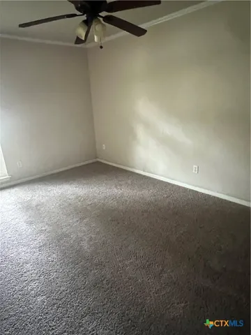 a view of a room with an empty space