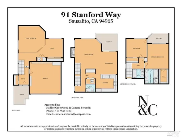 $1,595,000 | 91 Stanford Way, Sausalito, CA 94965