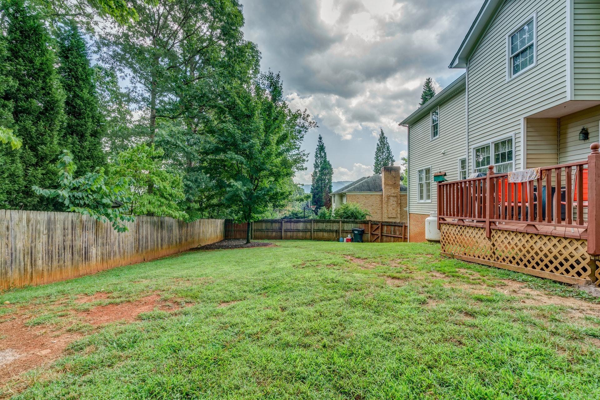 366 Stonehaven Lane Blue Ridge, VA 24064 - Photo 32 of 37 a view of backyard with wooden fence