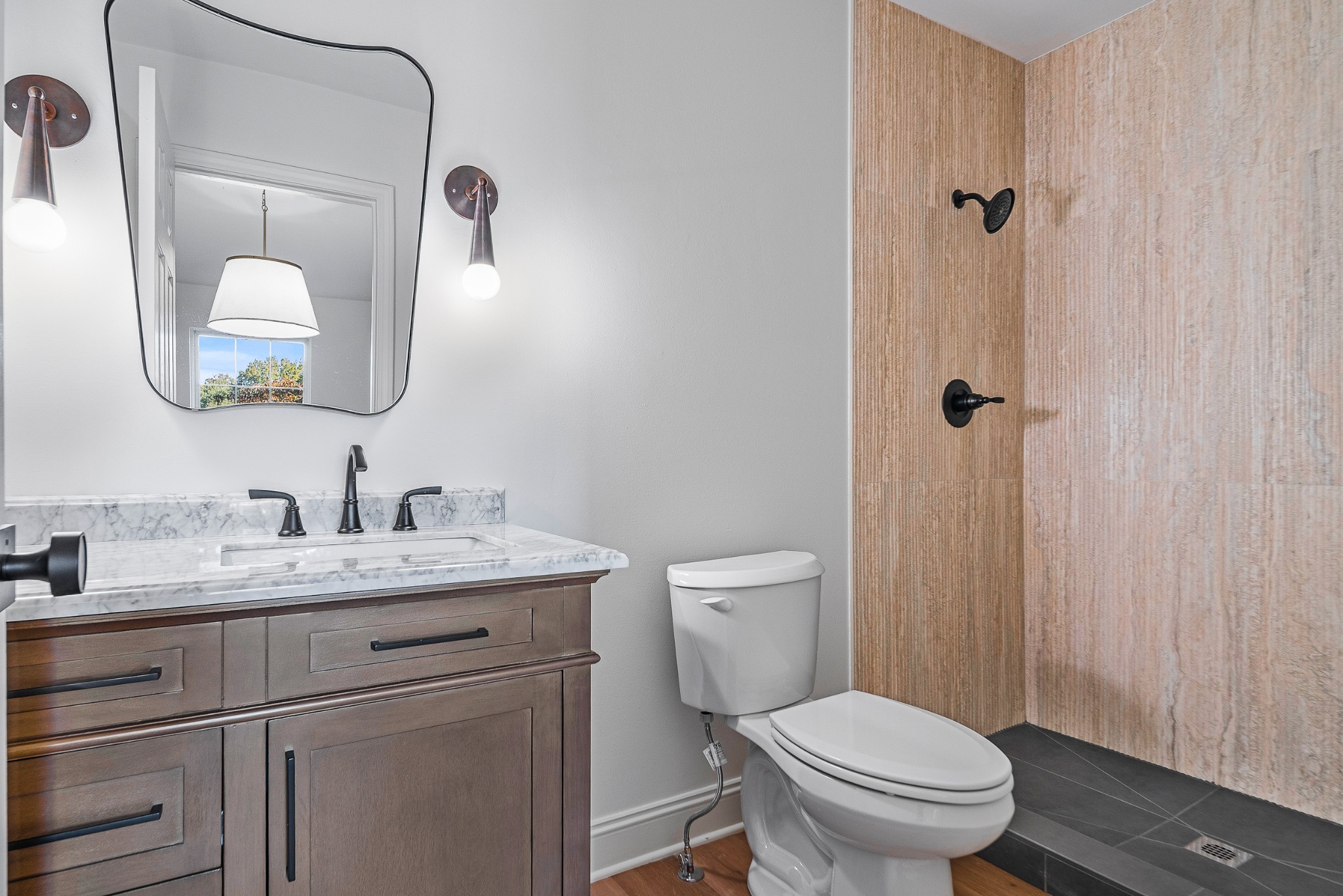 812 Hunters Crossing Lane Springfield, TN 37172 - Photo 10 of 39 a bathroom with a granite countertop toilet sink and mirror