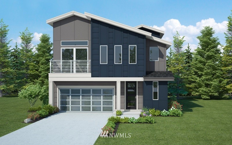 4322 232nd Place Southeast, Unit 5 Bothell, WA 98021 - Photo 1 of 31 a front view of a house with garden