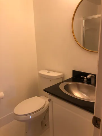 a bathroom with a sink and a toilet