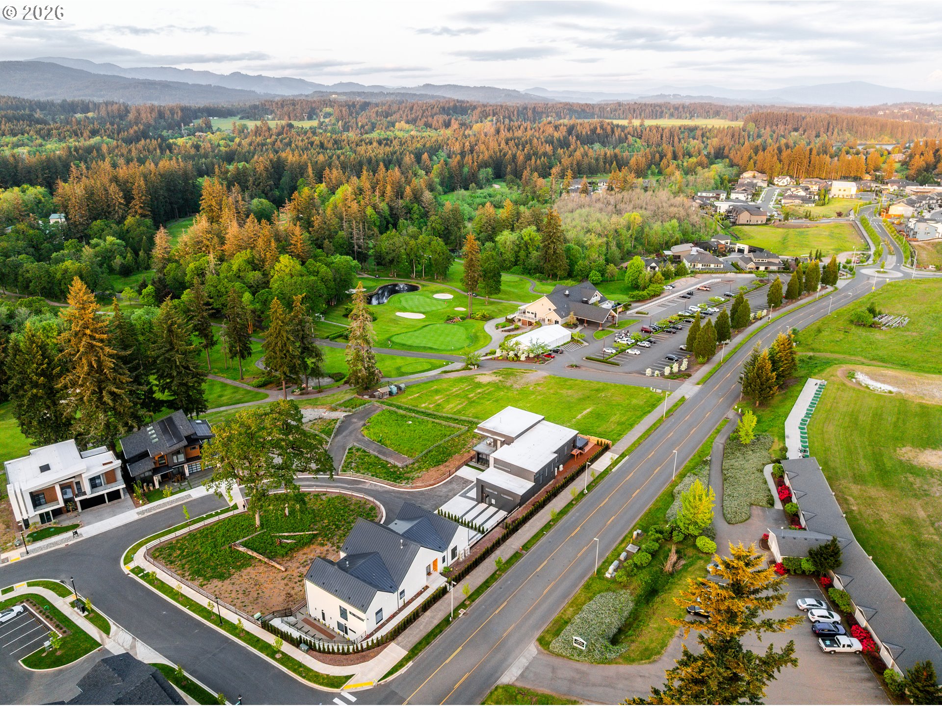 4541 Northwest 71st Avenue Camas, WA 98607 - Photo 45 of 48 an aerial view of a house with a garden