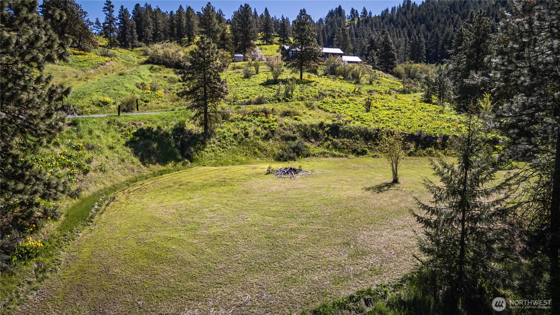 0 Sky Meadows Road Cashmere, WA 98815 - Photo 17 of 40 a view of a yard with a house