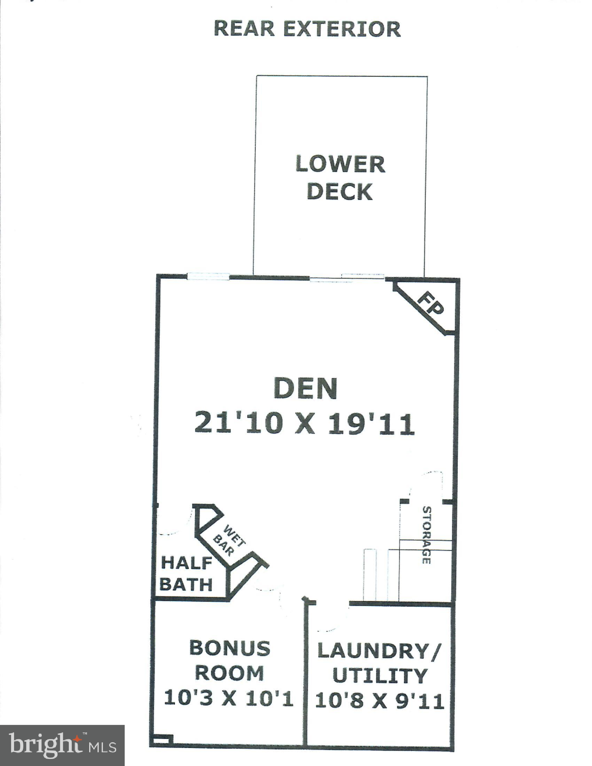 11964 Sentinel Point Court Reston, VA 20191 - Photo 66 of 68 Lower-Level Floor Plan