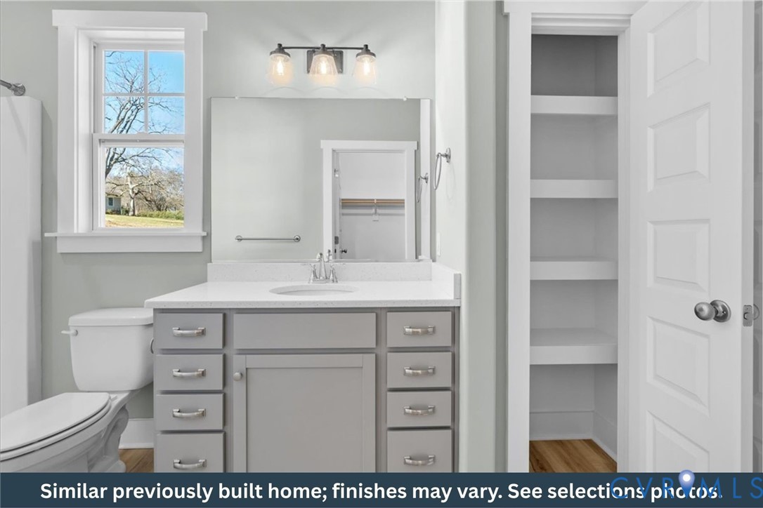 67 Petersville Road New Canton, VA 23123 - Photo 11 of 18 En suite, WIC, & Linen Closet